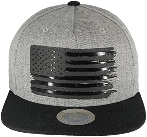 Flipper Premium 3d Embossed SUA Logo American Flag Logo Flat Brim Bill Baseball Cap Cool Snapback pălărie pentru bărbați pentru