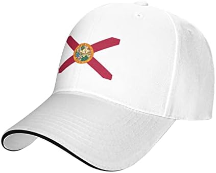 Liichees Steagul din Florida Baseball Cap Bărbați și femei în aer liber Sport în aer liber, Duck Limbă Casquette reglabil