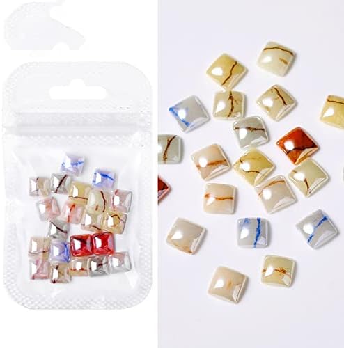 Hjkogh Noile decorațiuni de artă de unghii 3D Rinsones Love Heart Desing Stones Shiny Shiny Sensitiv Light Crystal Slacks Beads