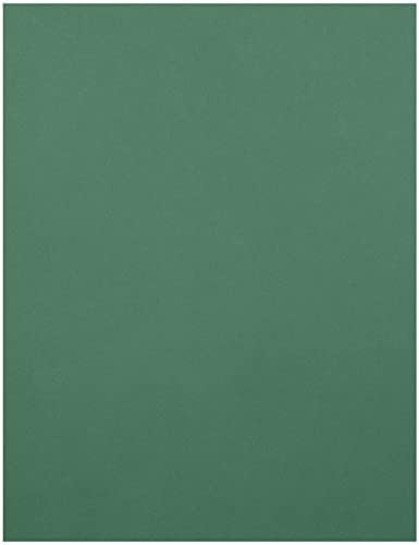 Gondiane 24 foi de hârtie verde închis 8,5 x 11 inci pentru cărți de bricolaj, invitații, scrapbooking și alte meserii