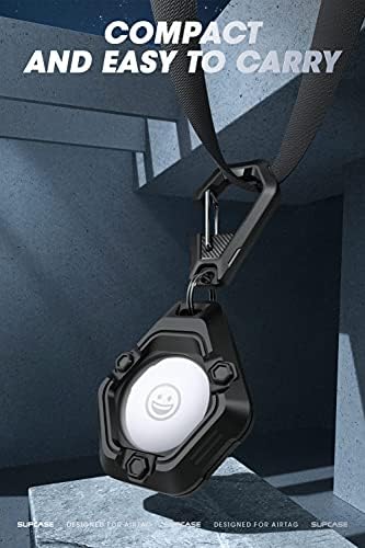 Supcase Unicorn Beetle Pro Series Proiectat pentru Apple Airtag GPS Tracker, Suport de protecție de protecție siliconică moale
