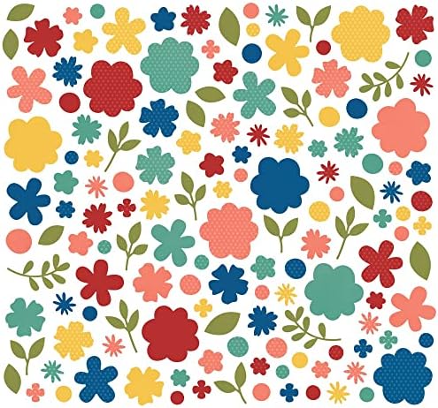 Color Vibe Cardstock Flowers Bits & Bucăți 143/PKG-BOLDS