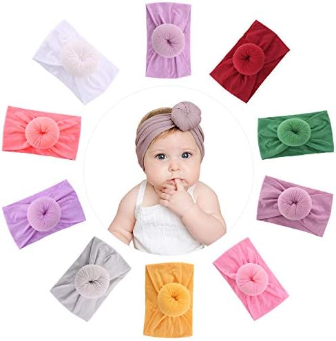 Baby Turban Hat Soft bumbac Toddler Copii Cap Wrap Baby arcuri Turban Hairbands pentru Grils nou-născut
