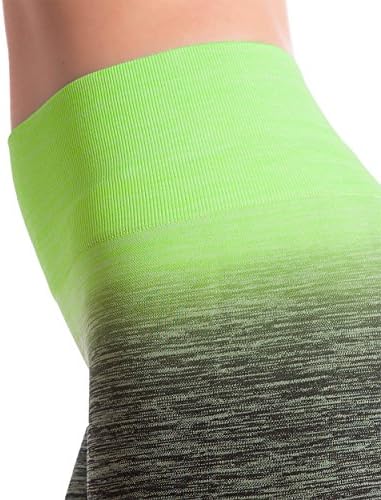 Homma femei compresie Ombre Yoga pantaloni scurți Casual Slim Fit