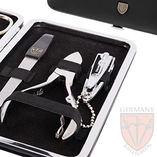 3 Swords Germania-marca de calitate 7 piese manichiura pedichiura grooming kit set pentru profesionale deget & amp; toe unghii