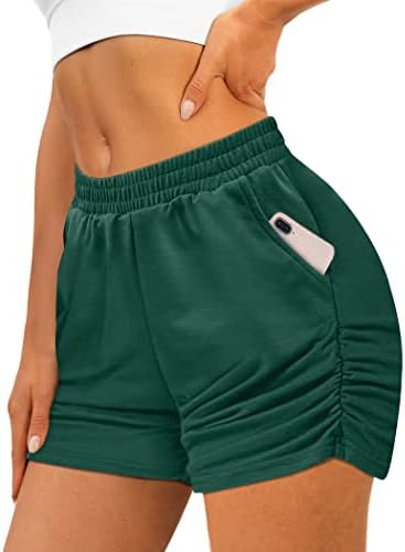 Pantaloni scurți aloodor pentru femei pantaloni scurți de vară casual cu buzunare