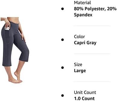 Pantaloni de yoga pentru femei Heathyoga Pantaloni de yoga cu buzunare pentru femei bootleg pantaloni de antrenament cu talie