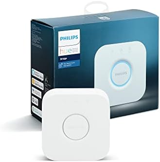 Philips Hue White și Color Ambiance A19 E26 LED bec inteligent, Bluetooth & amp; Zigbee & amp; Bridge Smart Lighting Hub-Alb
