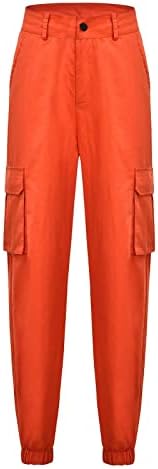 Plus Dimensiune pantaloni Casual pentru femei 2x femei Cargo pantaloni Casual mare Talie Jogger pantalon Vrac femei Elastic