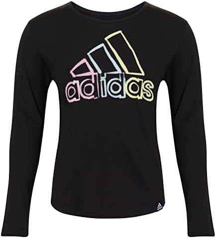 Tricoul logo-ului cu mâneci lungi pentru fete Adidas
