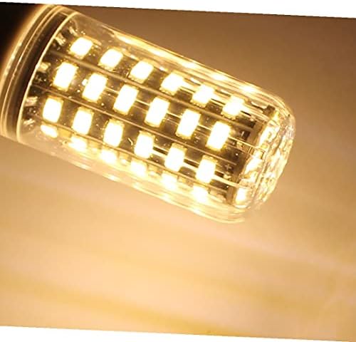 Nou Lon0167 AC 220V nou super luminos E14 7w 64 LED-uri 5733 SMD lampă cu bec de porumb cu economie de energie Alb Cald (AC