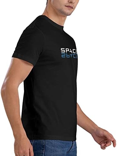 Cămașă Spacex pentru bărbați pentru femei cu mânecă scurtă gât Tricouri super moi