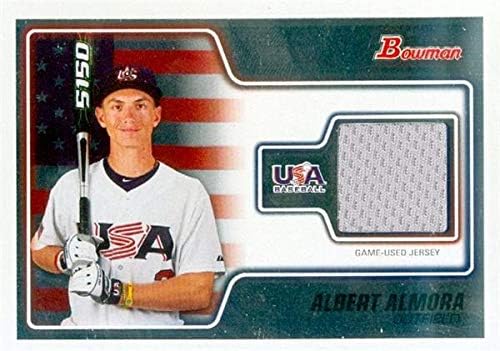Autograf depozit 649907 Albert Almora Player Worn Jersey Patch Baseball Card - Team SUA 2010 Bowman Rookie - No.USAR1