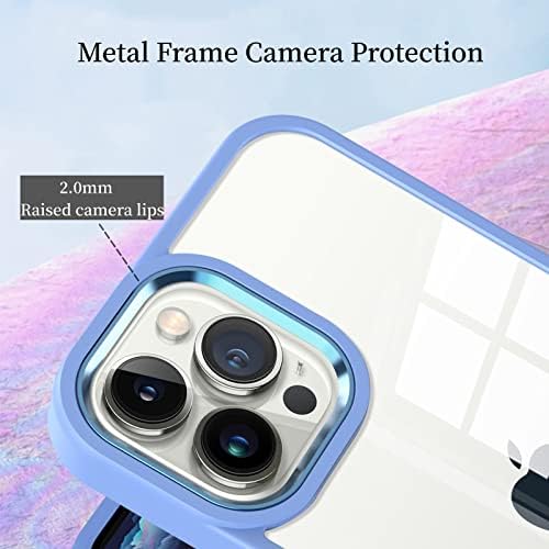 Niyotily pentru iPhone 12 Pro Max Carcasă, protecție pentru lentile metalice, butoane independente din aliaj metalic, ștergere