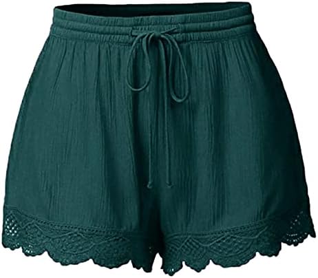Pantaloni scurți de poliester spandex pentru femei pentru femei pantaloni scurți de paiete, pantaloni scurți cu talie înaltă