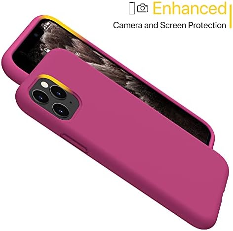 Carcasă din silicon lichid miracase compatibilă cu iPhone 11 Pro Max 6,5 inch, cauciuc gel Protecție completă Protecția Corpului