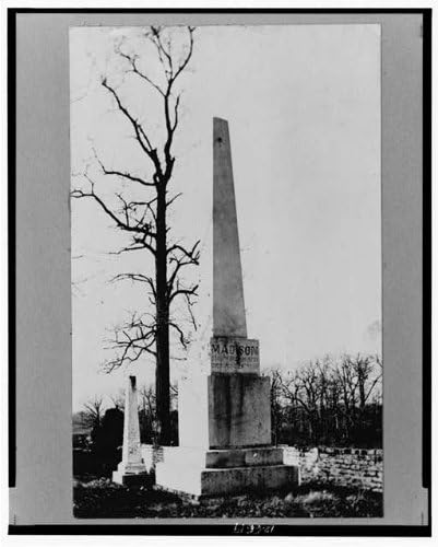 HistoricalFindings Foto: James Madison Monument, Montpelier, Virginia, VA, c1908
