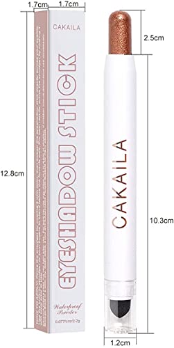 Go Ho Shimmer Orchid cream-to-Powder Eyeshadow Stick, 2 în 1 Eyeshadow Pencil Crayon Eye Brightener Stick, neted ușor de colorat