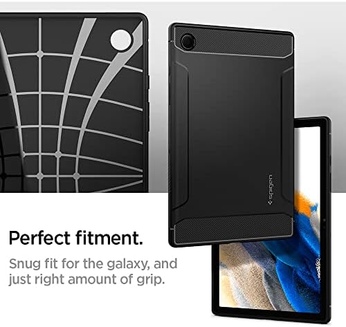 Armură robustă Spigen concepută pentru Carcasa Galaxy Tab A8 de 10,5 inchi - Negru Mat