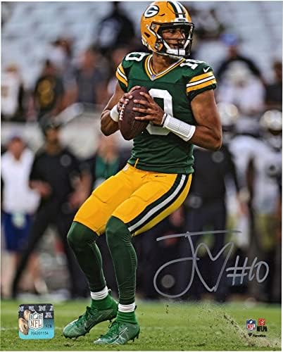 Jordan Love Green Bay Packers Autographed 8 x 10 Fotografie verticală - Fotografii NFL autografate