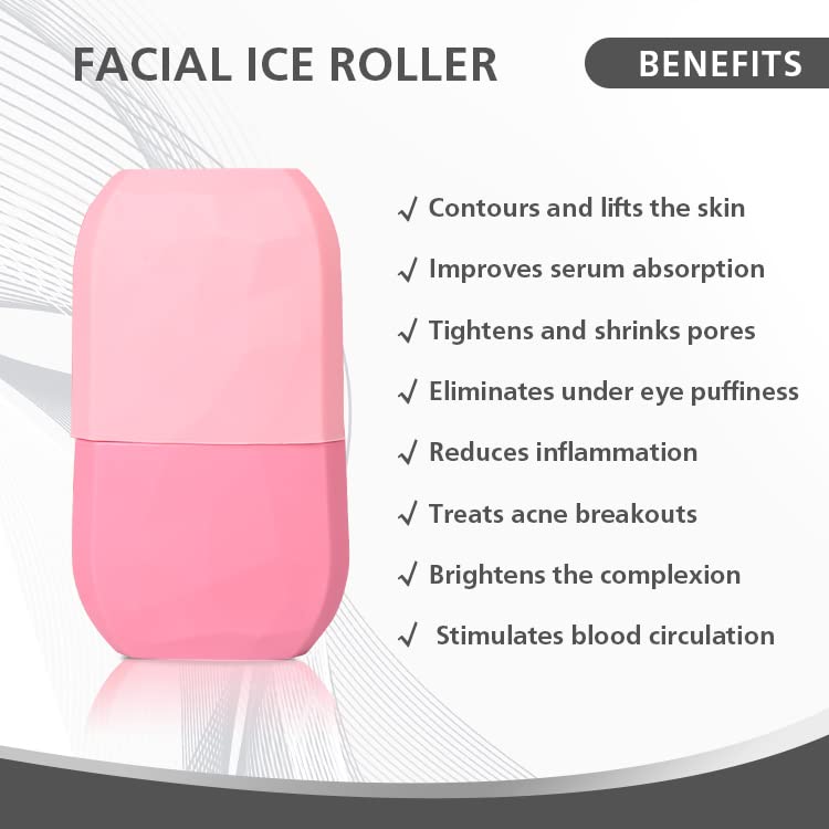 Ice Roller Silicon Mold pentru fata si ochi frumusete Ice Facial Roller pentru îngrijirea pielii feței Gua Sha masaj facial