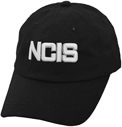 Serviciul Naval de Investigații Criminale NCIS capac reglabil pălărie moale structurată Negru